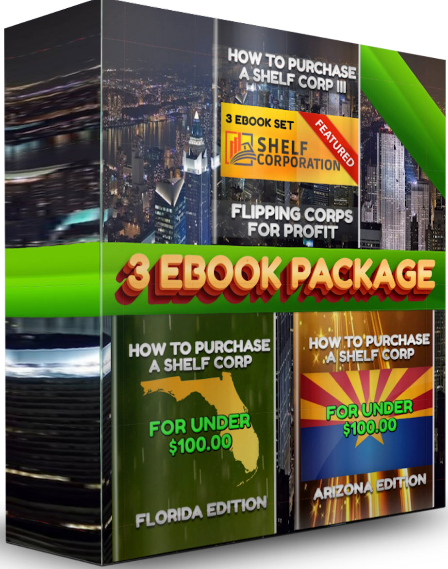 (SHELF3)  SHELF CORP SECRETS 3 FLIPPING CORPS FOR A PROFIT
