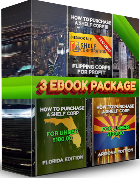 (SHELF3)  SHELF CORP SECRETS 3 FLIPPING CORPS FOR A PROFIT