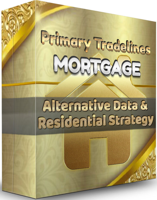 (COMBO 15)  22 REAL MORTGAGE REPORTING PRIMARY TRADELINES / NEW REVISION