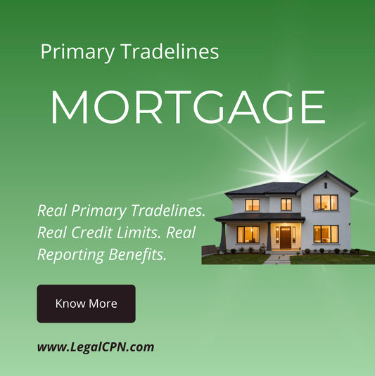 (COMBO 15)  22 REAL MORTGAGE REPORTING PRIMARY TRADELINES / NEW REVISION