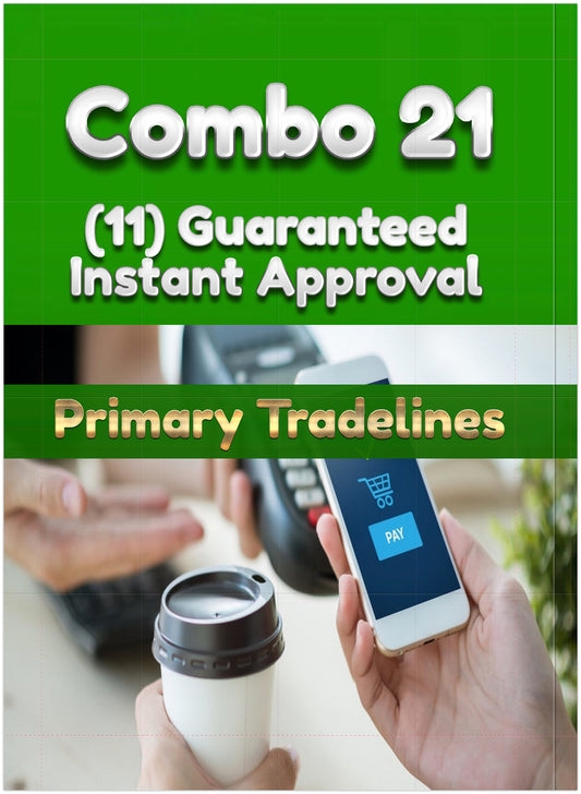 (COMBO 21)  11 MODERN PRIMARY REPORTING PRIMARY TRADELINES