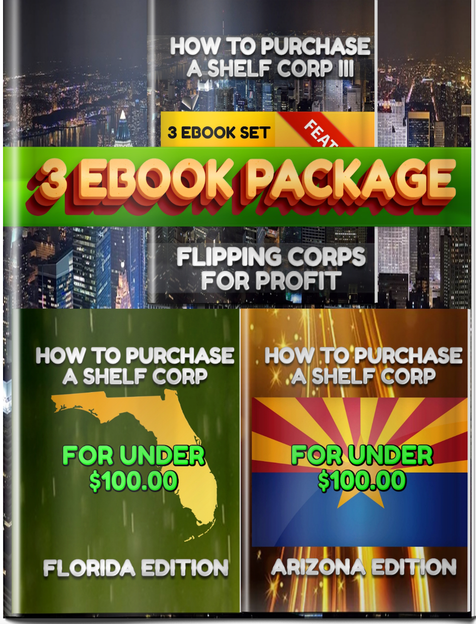 (SHELF3)  SHELF CORP SECRETS 3 FLIPPING CORPS FOR A PROFIT