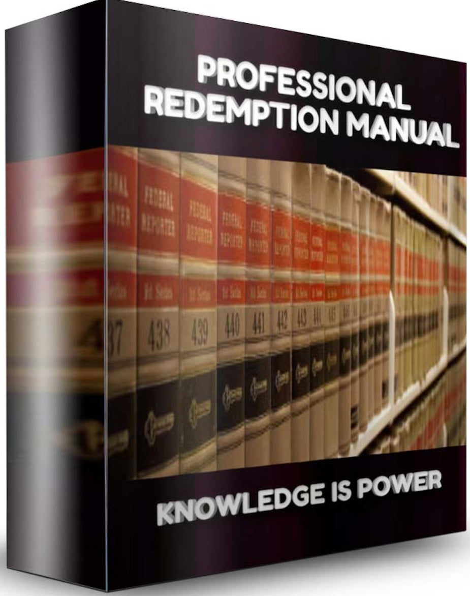 (PRORED)  PROFESSIONAL REDEMPTION MANUAL