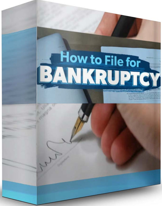 (FILBNK)  THE HOW TO FILE BANKRUPTCY MANUAL